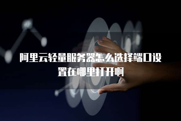阿里云轻量服务器怎么选择端口设置在哪里打开啊