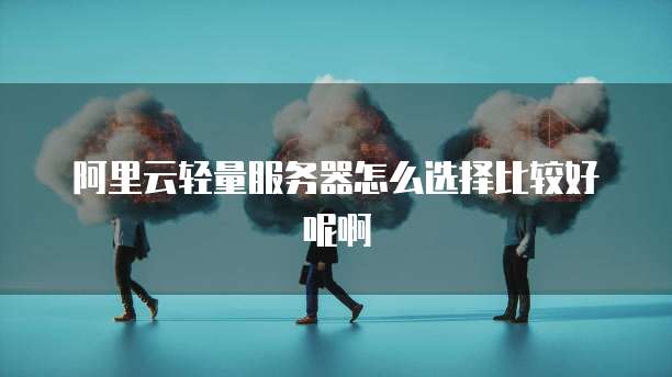 阿里云轻量服务器怎么选择比较好呢啊