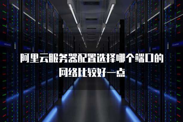 阿里云服务器配置选择哪个端口的网络比较好一点