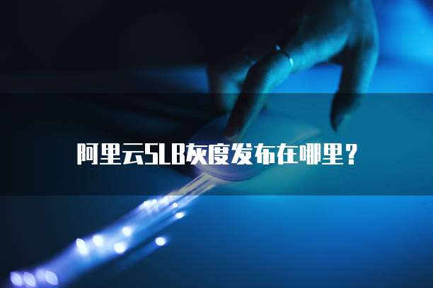 阿里云SLB灰度发布在哪里?