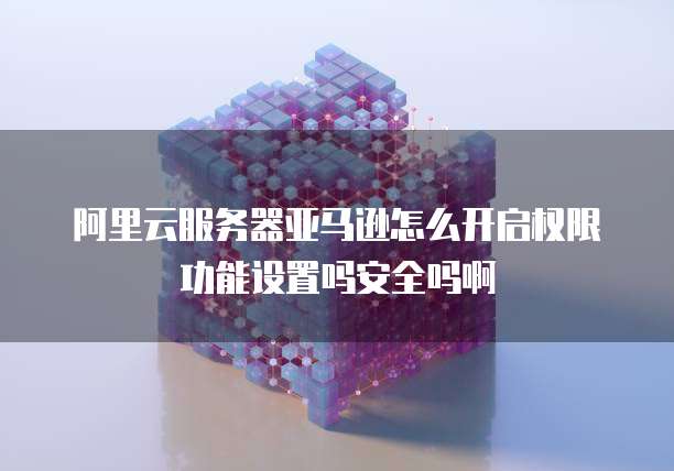 阿里云服务器亚马逊怎么开启权限功能设置吗安全吗啊