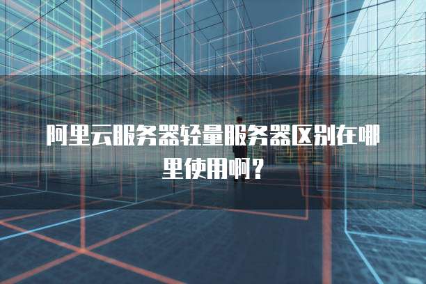 阿里云服务器轻量服务器区别在哪里使用啊?