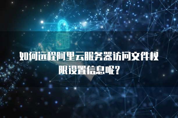 如何远程阿里云服务器访问文件权限设置信息呢？