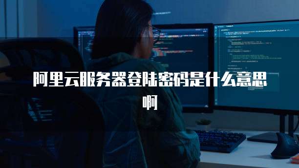 阿里云服务器登陆密码是什么意思啊