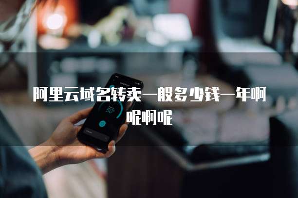 阿里云域名转卖一般多少钱一年啊呢啊呢