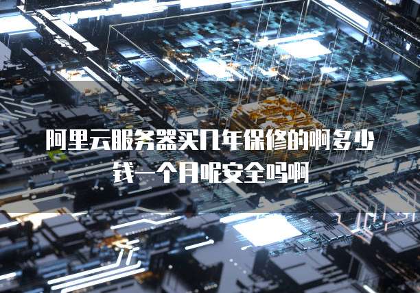 阿里云服务器买几年保修的啊多少钱一个月呢安全吗啊