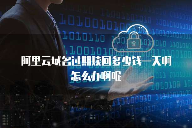 阿里云域名过期赎回多少钱一天啊怎么办啊呢
