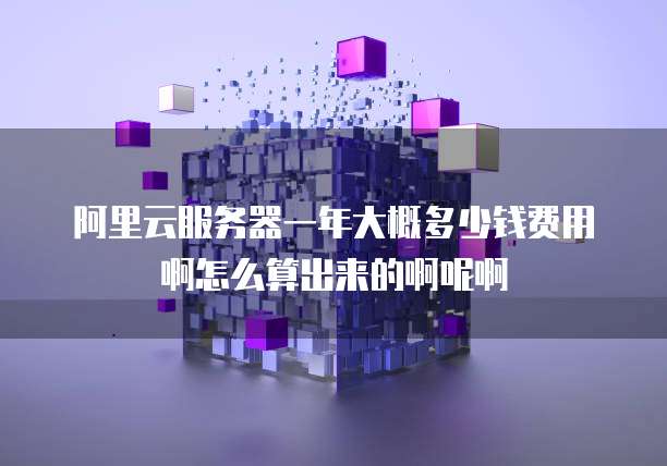 阿里云服务器一年大概多少钱费用啊怎么算出来的啊呢啊