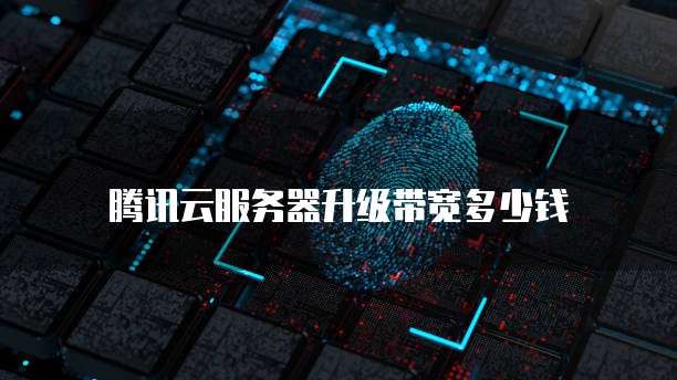 腾讯云服务器升级带宽多少钱