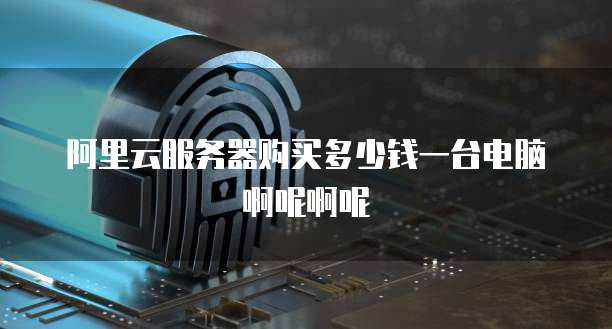 阿里云服务器购买多少钱一台电脑啊呢啊呢
