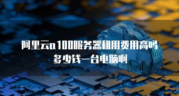 阿里云a100服务器租用费用高吗多少钱一台电脑啊