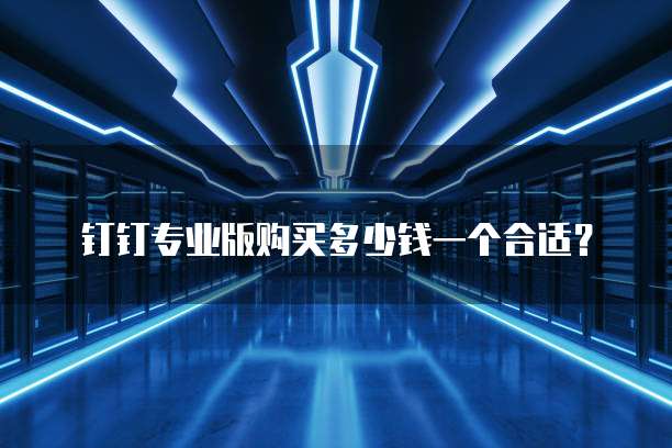钉钉专业版购买多少钱一个合适?