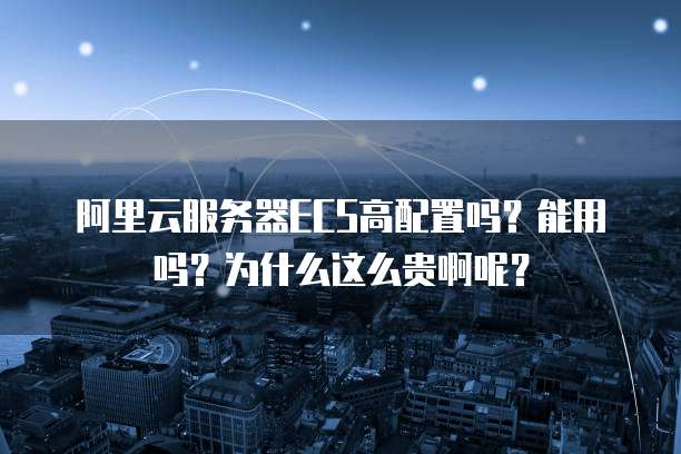 阿里云服务器ECS高配置吗?能用吗?为什么这么贵啊呢?