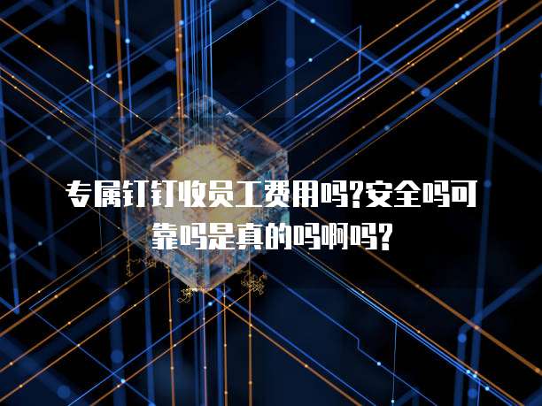 专属钉钉收员工费用吗?安全吗可靠吗是真的吗啊吗?