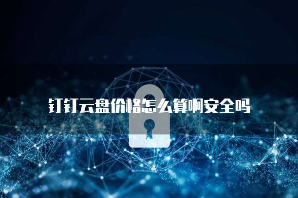 钉钉云盘价格怎么算啊安全吗
