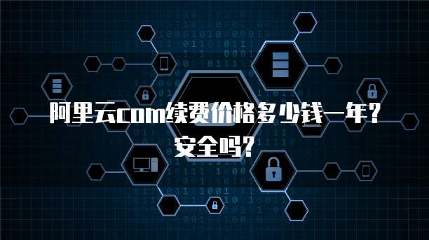 阿里云com续费价格多少钱一年?安全吗?