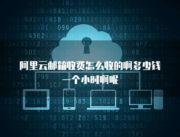 阿里云邮箱收费怎么收的啊多少钱一个小时啊呢