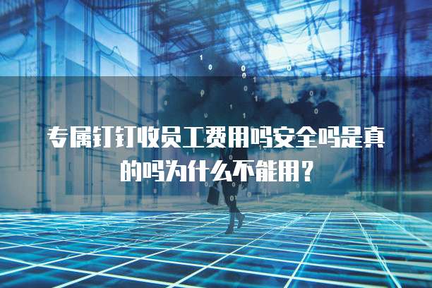 专属钉钉收员工费用吗安全吗是真的吗为什么不能用?