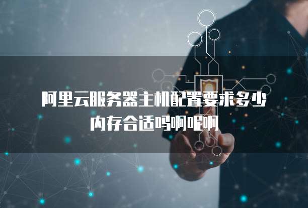 阿里云服务器主机配置要求多少内存合适吗啊呢啊