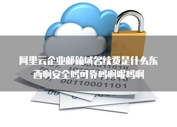 阿里云企业邮箱域名续费是什么东西啊安全吗可靠吗啊呢吗啊