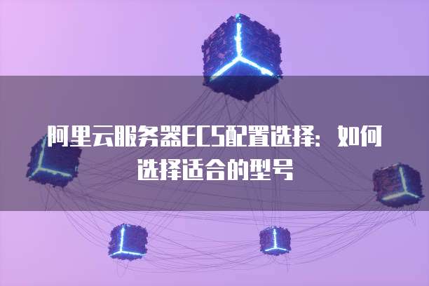 阿里云服务器ECS配置选择:如何选择适合的型号