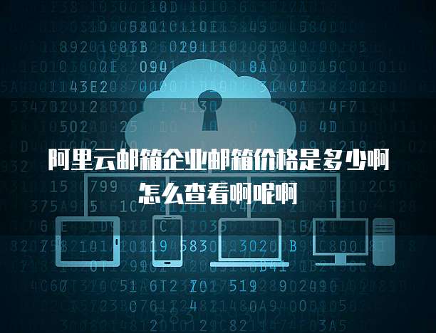 阿里云邮箱企业邮箱价格是多少啊怎么查看啊呢啊