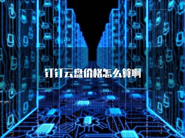 钉钉云盘价格怎么算啊