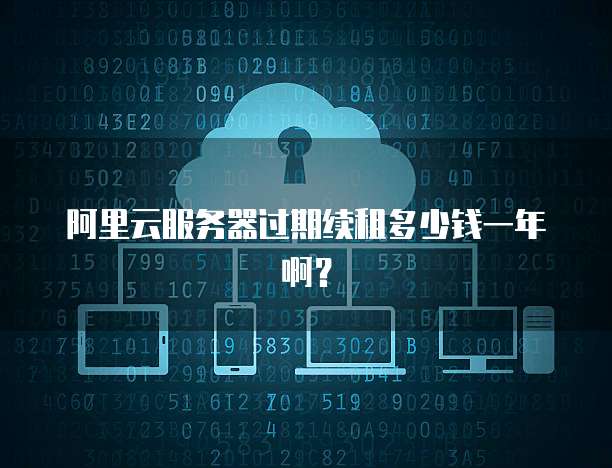 阿里云服务器过期续租多少钱一年啊?