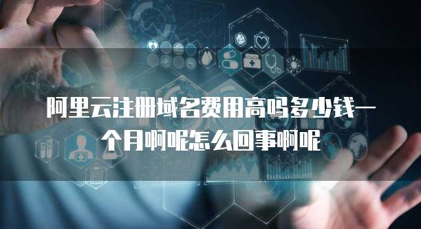 阿里云注册域名费用高吗多少钱一个月啊呢怎么回事啊呢