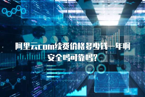 阿里云com续费价格多少钱一年啊安全吗可靠吗?