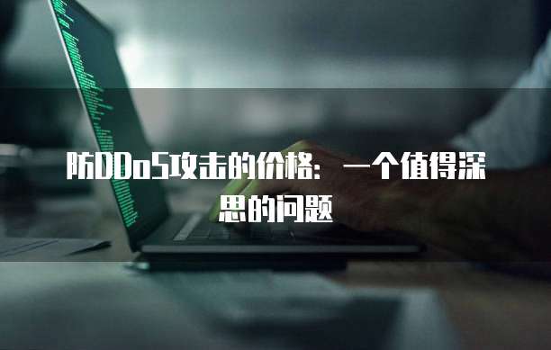 防DDoS攻击的价格:一个值得深思的问题