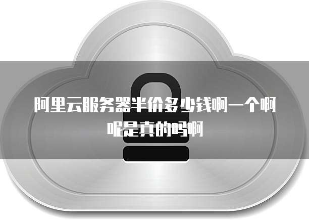 阿里云服务器半价多少钱啊一个啊呢是真的吗啊