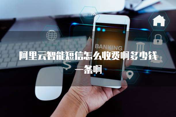 阿里云智能短信怎么收费啊多少钱一条啊