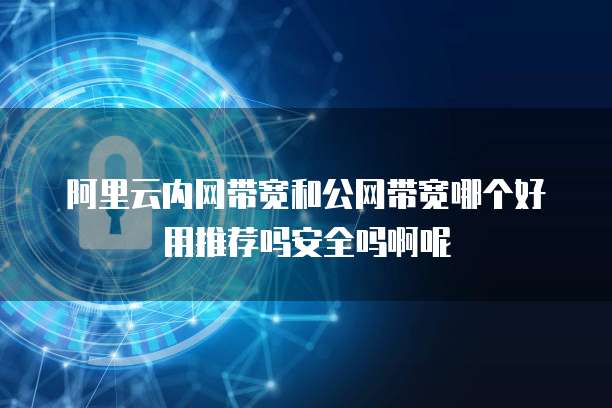 阿里云内网带宽和公网带宽哪个好用推荐吗安全吗啊呢