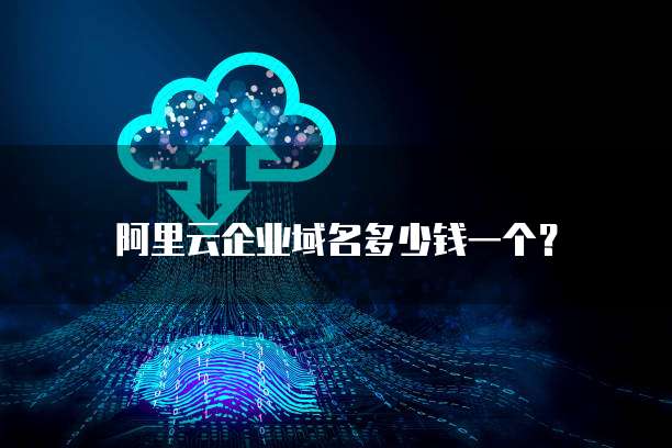 阿里云企业域名多少钱一个?