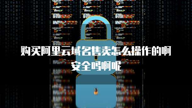 购买阿里云域名售卖怎么操作的啊安全吗啊呢