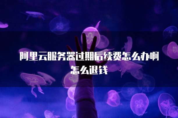 阿里云服务器过期后续费怎么办啊怎么退钱