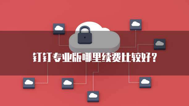 钉钉专业版哪里续费比较好?