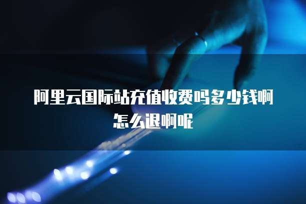 阿里云国际站充值收费吗多少钱啊怎么退啊呢