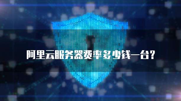阿里云服务器费率多少钱一台？