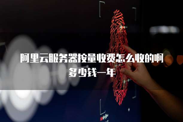 阿里云服务器按量收费怎么收的啊多少钱一年