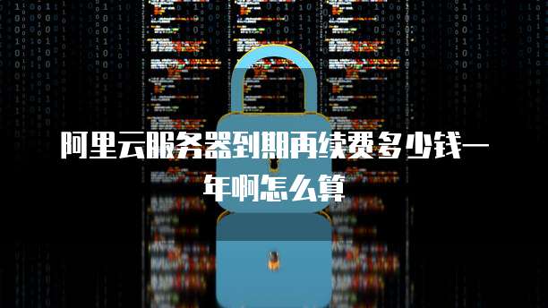 阿里云服务器到期再续费多少钱一年啊怎么算