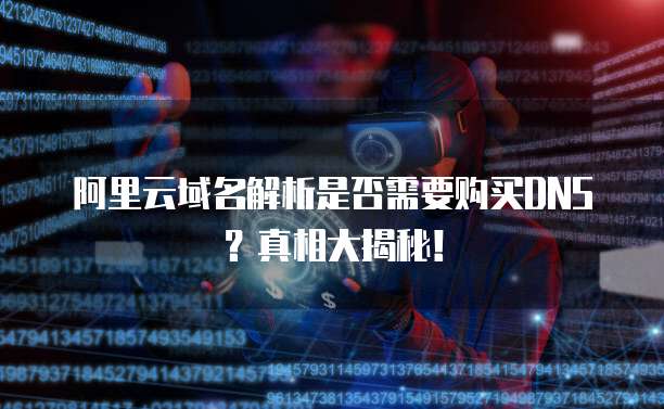 阿里云域名解析是否需要购买DNS？真相大揭秘！