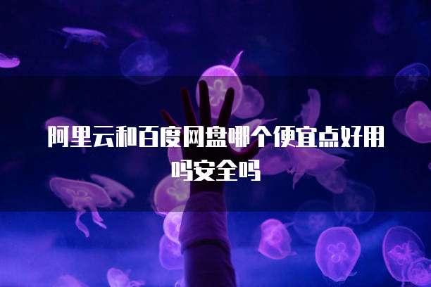 阿里云和百度网盘哪个便宜点好用吗安全吗