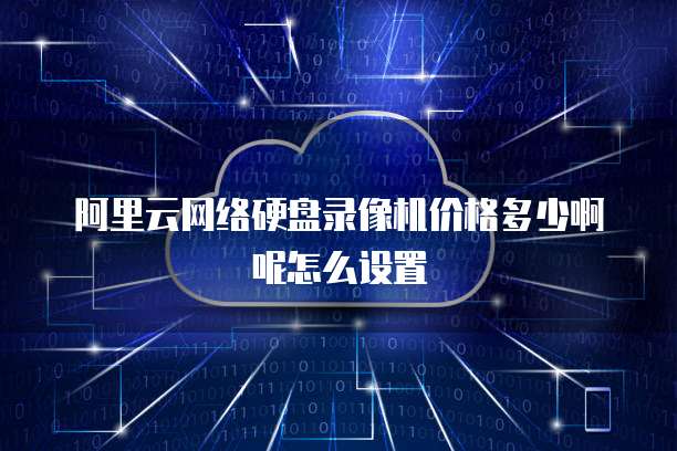 阿里云网络硬盘录像机价格多少啊呢怎么设置