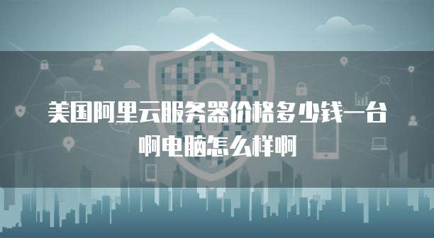 美国阿里云服务器价格多少钱一台啊电脑怎么样啊