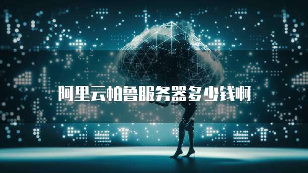 阿里云帕鲁服务器多少钱啊