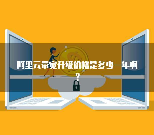 阿里云带宽升级价格是多少一年啊?