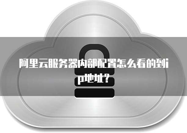 阿里云服务器内部配置怎么看的到ip地址?
