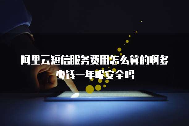 阿里云短信服务费用怎么算的啊多少钱一年呢安全吗
